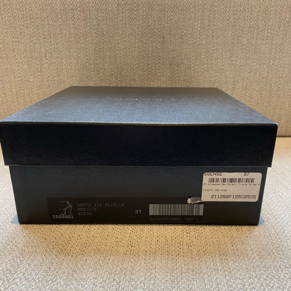 Giuseppe Zanotti Vernice Patent Leather Ankle Strap High Heel Sandals in Blush - Picture 3 of 11